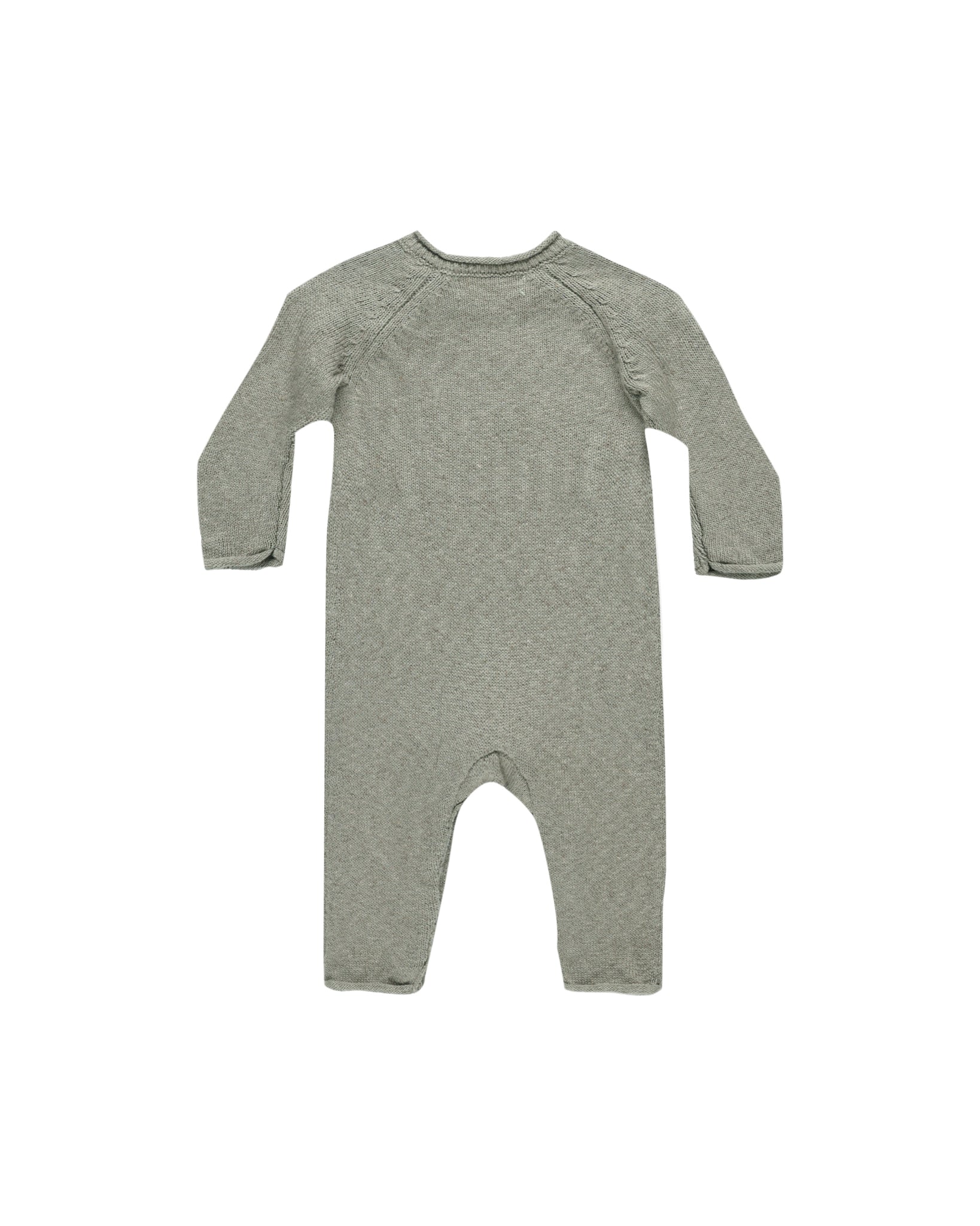 Cozy Heather Knit Jumpsuit || Basil (FINAL SALE)