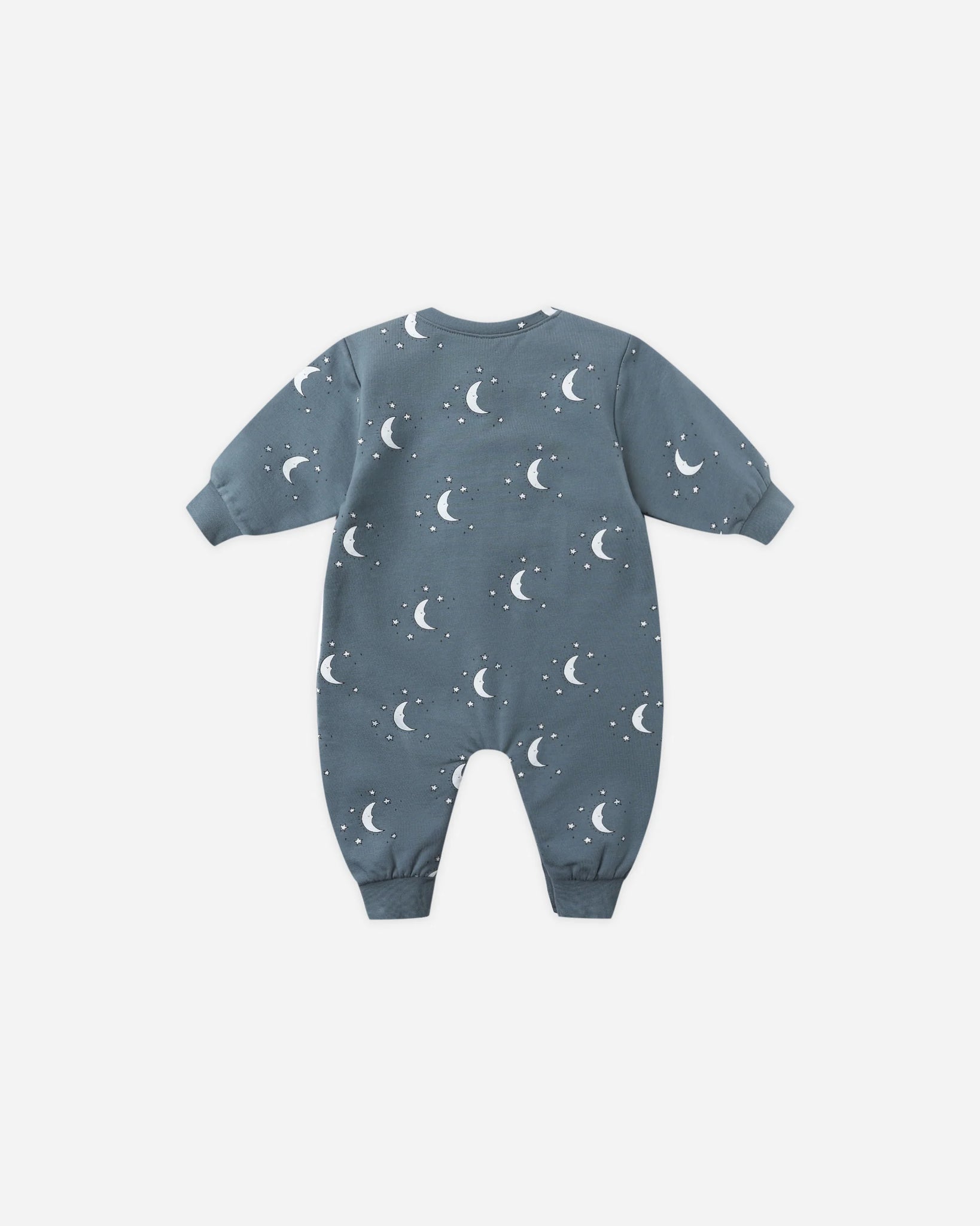Relaxed Fleece Jumpsuit || Silver Moons