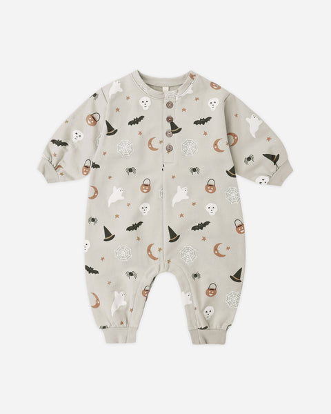Relaxed Fleece Jumpsuit Halloween Things