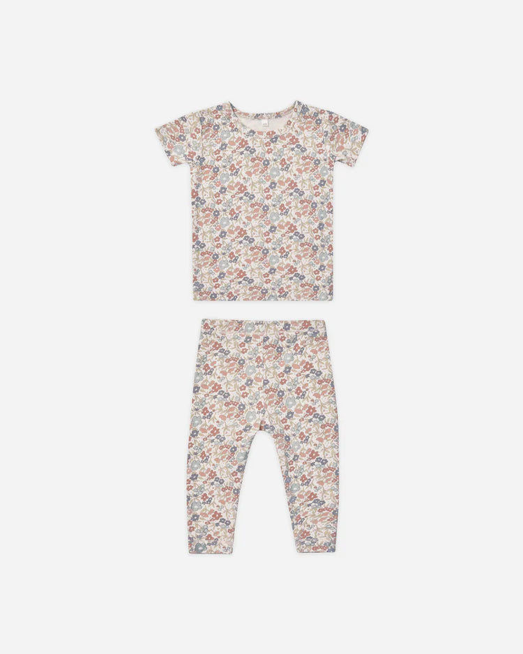Bamboo Short Sleeve Pajama Set || Bloom