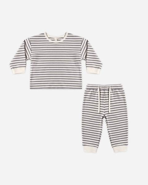 Cozy Stripe Slate Stripe