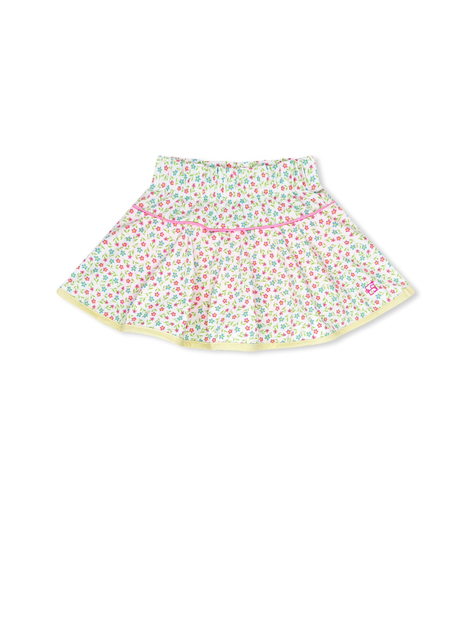 Quinn Skort - Petal Pop Floral, Sunshine Yellow, Flamingo Pink (FINAL SALE)