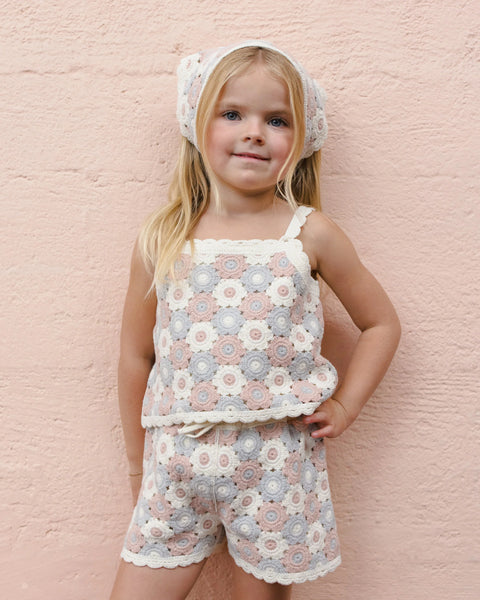 Lili Knit Set || Blue, Light Pink, Ivory