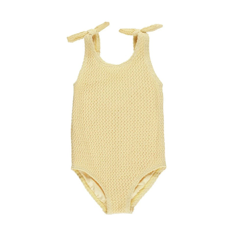 Millie One-Piece || Yellow Crochet