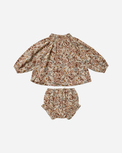 quincy blouse set || autumn bloom
