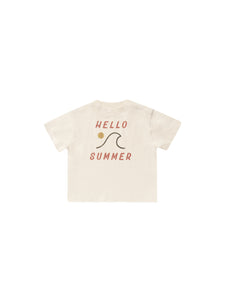 relaxed tee || hello summer