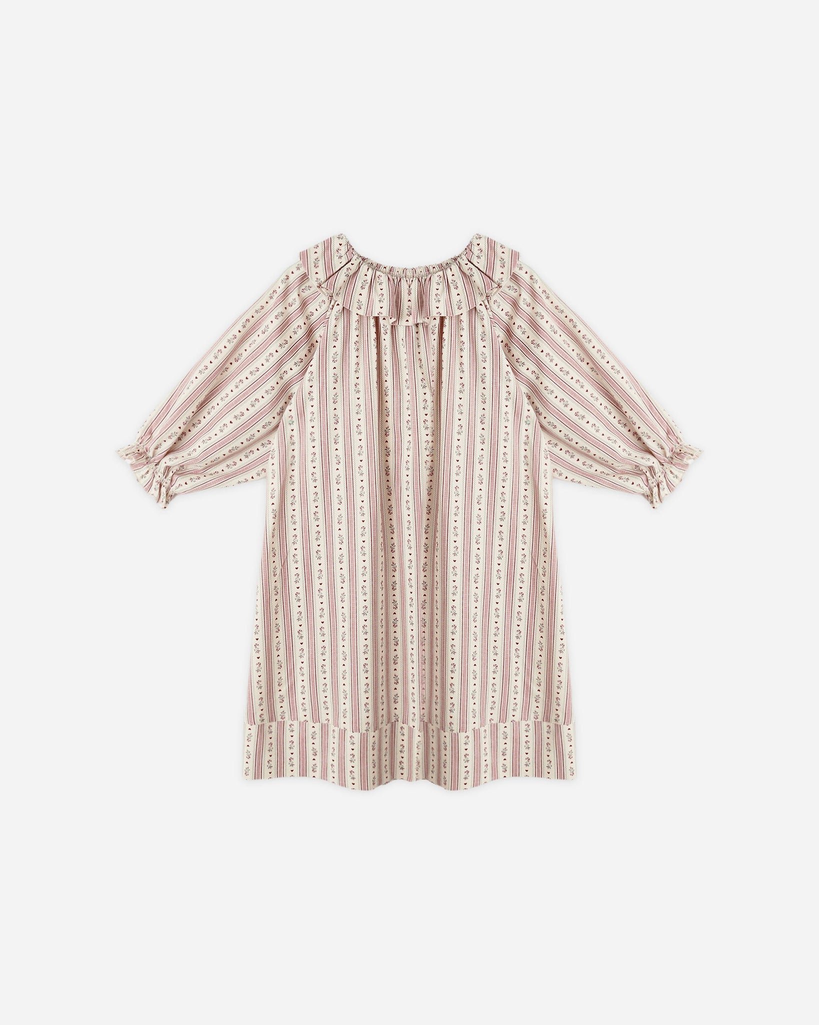 Girl's Nightgown || Candy Cane Stripe