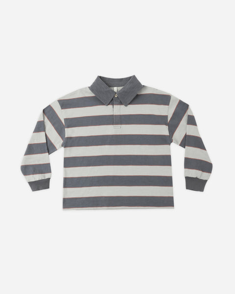 Rugby Polo Sage Stripe