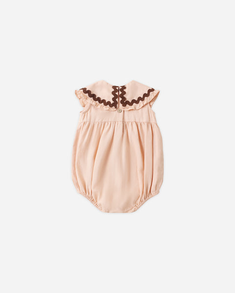 Cove Romper || Blush