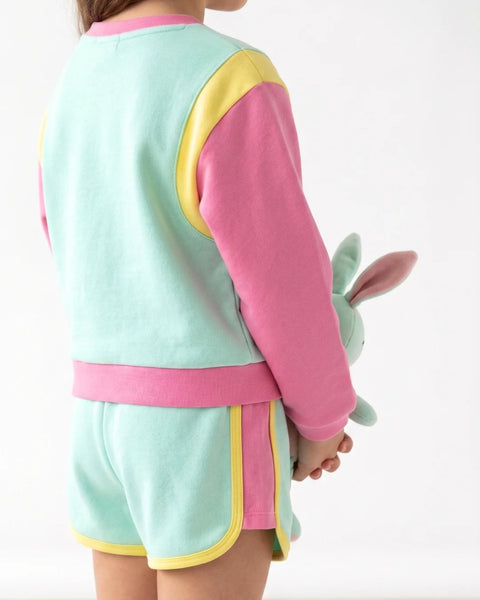 Ellie Everyday- Cool Mint, Yellow, Taffy Pink