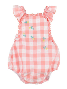 Citrus Blooms Vintage Overall, Coral