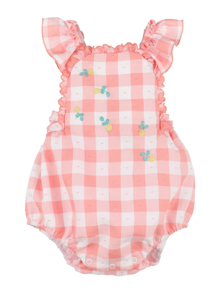 Citrus Blooms Vintage Overall, Coral