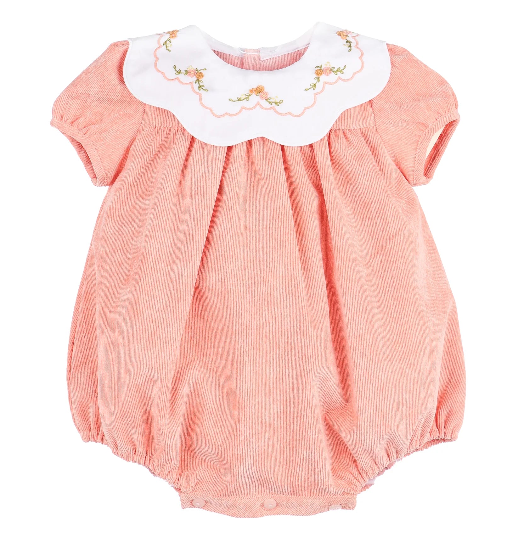 Pumpkin Cord Scallop Bubble, Pink