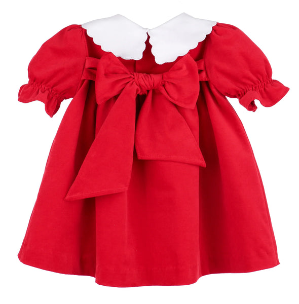 Holly Jolly Velvet Miller Dress, Red