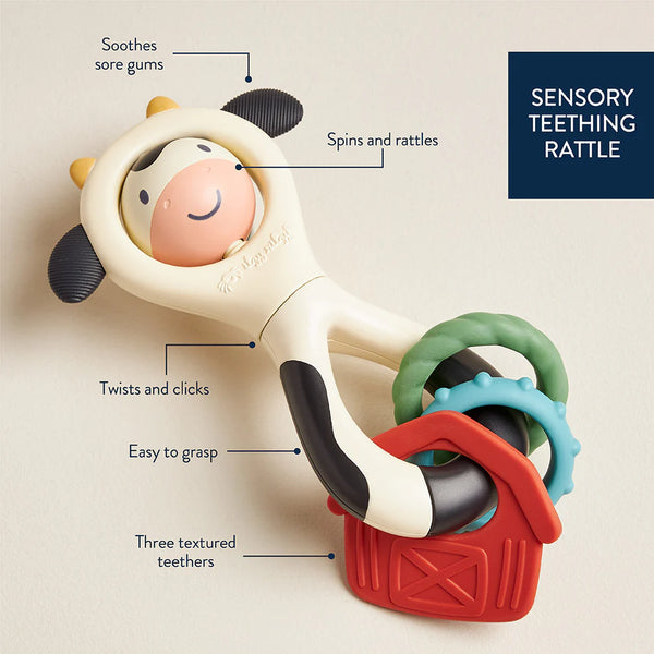 Itzy Spinner Rattle-Carmen The Cow