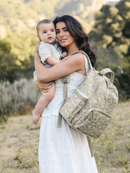 Sazan + JuJuBe Classic Diaper Baackpack - Paisley Floral