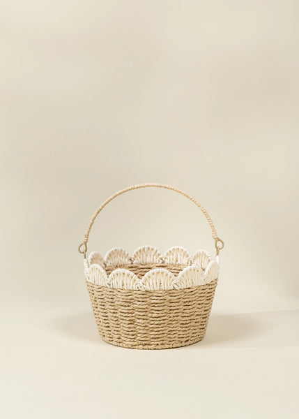 Scallop Edge Basket- Medium
