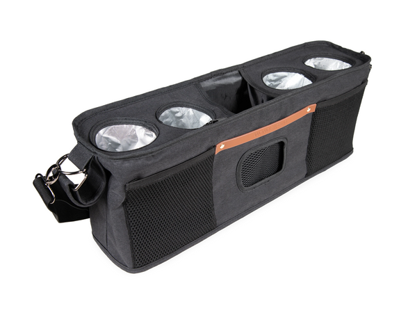 Parent Console with 4 cup holders- Volcanic Black