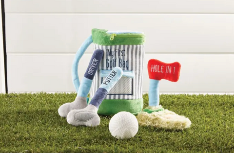 Golf Bag Plush Toy Set