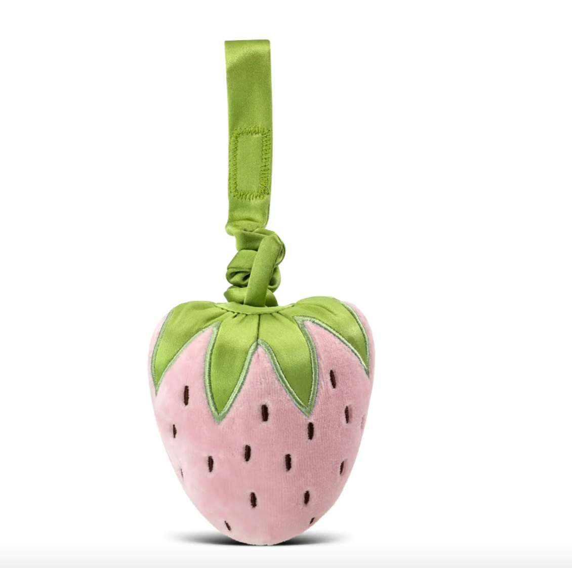 Organic Cotton Fruit & Veggie Stroller Toy - Strawberry
