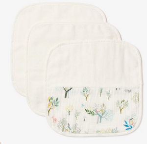 Treehouse Forest Organic Muslin Washcloths