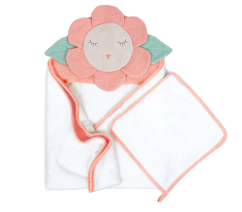 Petit Flower Towel and Washcloth Set