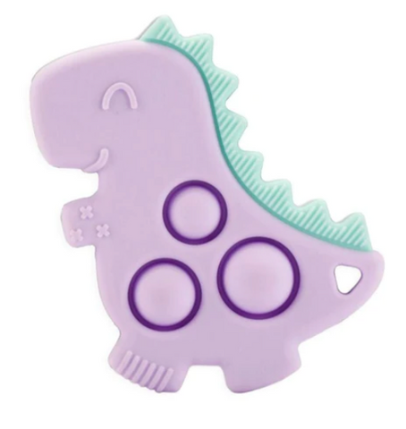 Purple Dino Itzy Pop™ Sensory Popper Toy
