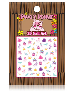 Princess 3D Nail Art Stickers