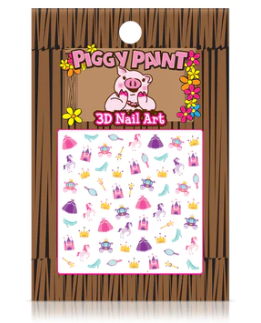 Princess 3D Nail Art Stickers