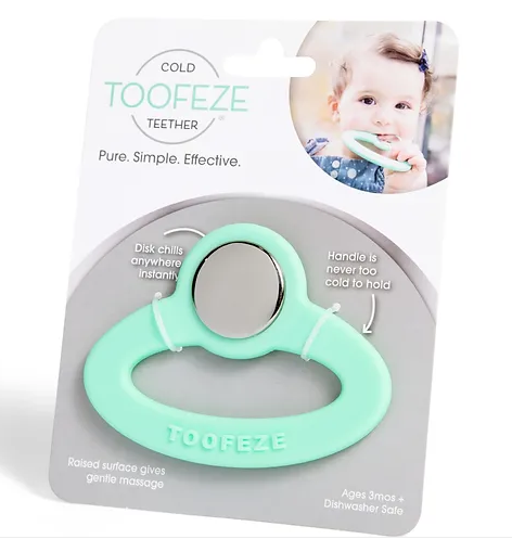 Toofeze Natural Cold Teether - Mint