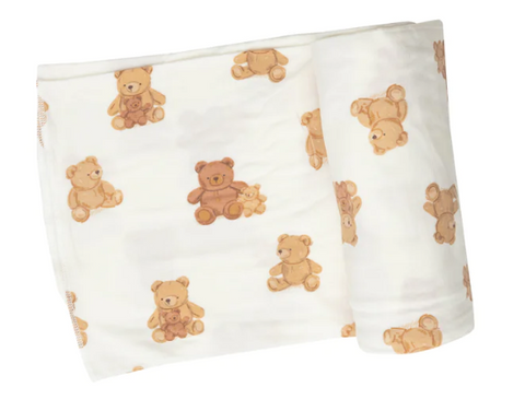 Teddy Bears Swaddle Blanket