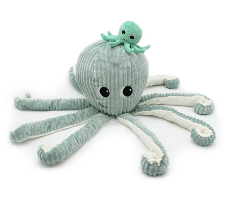 Plush Octopus with Baby