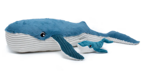 Plush Whale with Baby