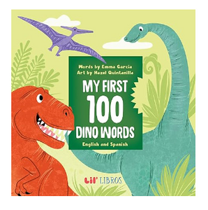 My First 100 Dino Words (Bilingual Board Book)