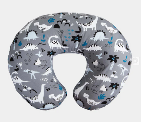 Original Bobby Pillow - Gray Dinosaurs