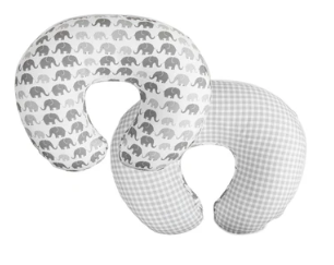 Original Support Nursing Pillow Cover - Gray Elephants