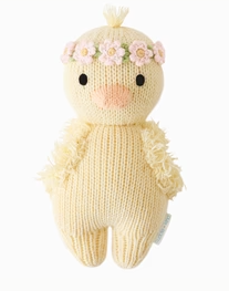 Baby Duckling with Flower Crown - Pink