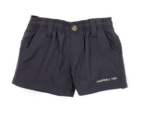 Boys Mallard Short - Charcoal