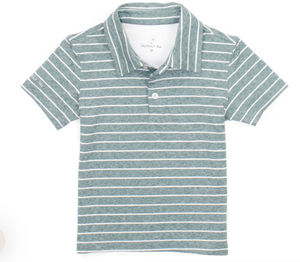 Boys Starboard Polo - Pine