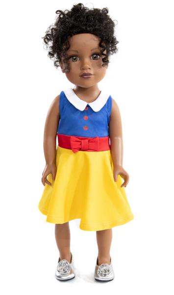 Doll Dress Snow White Twirl