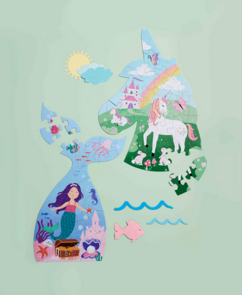 Mermaid Jumbo Shaped Floor Puzzle