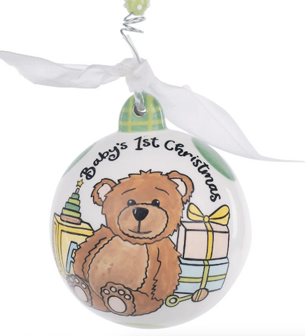 Baby's First Christmas Ornament - Bear