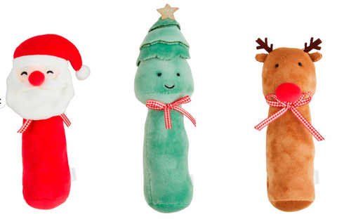 Christmas Musical Stick Rattles