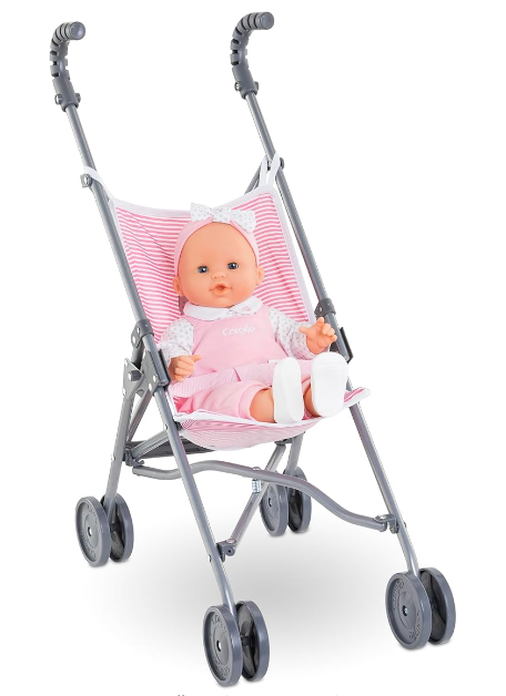 pink umbrella stroller Corolle Umbrella Stroller