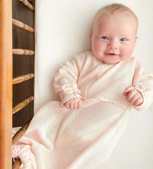 Mercerized Pima Baby Gown