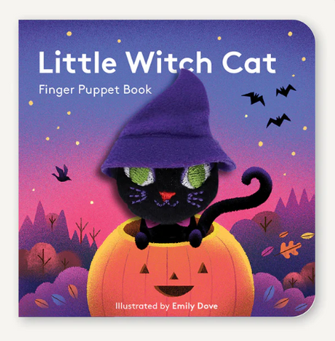 Little Witch Cat: Finger Puppet Book