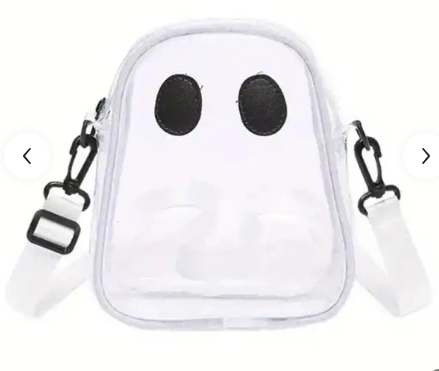 Halloween Ghost Tote Bag - White