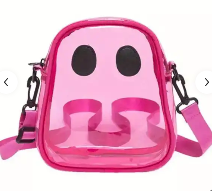 Halloween Ghost Tote Bag - Pink