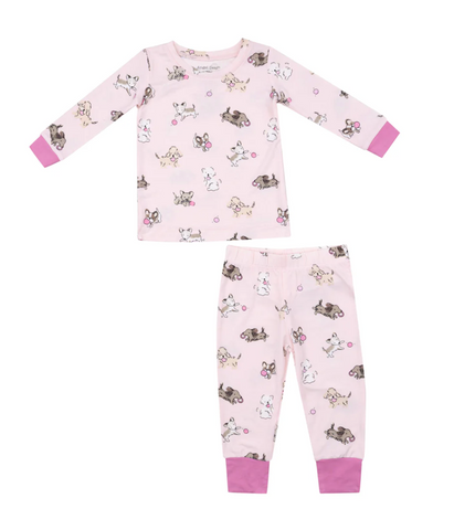 Fluffy Puppies - L/S Loungewear Set