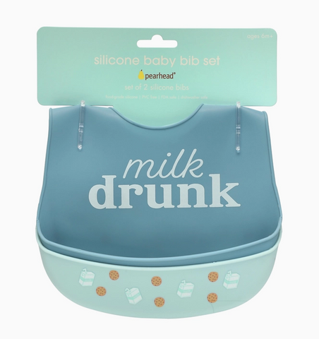 Silicone Bib Set - Milk Drunk